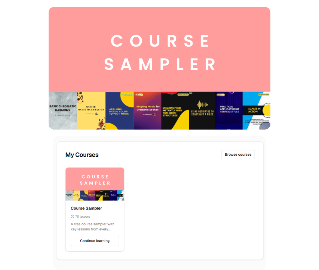 Course Sampler